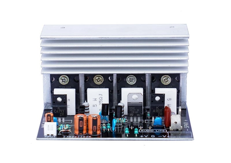 AUDIO LITE 200W Mono Amplifier Board Using 2 Pair of 2SC5200+2SA1943 as Main Output TRANSISTORS. (Complete C-2) - Image 2