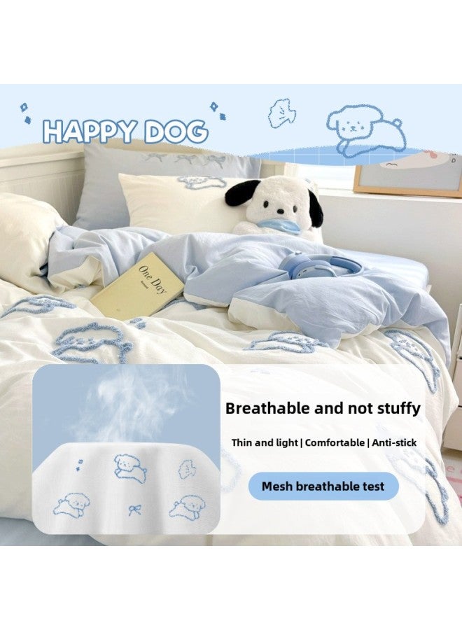 Portable Bed Sheet Quilt Cover Pillowcase Bed Four-piece Set Thickened Double Travel Hotel Sleeper Non-pure Cotton Disposable-Color:✅0 Sensitive And Non-irritating!-Specifications:Default Items - Image 5