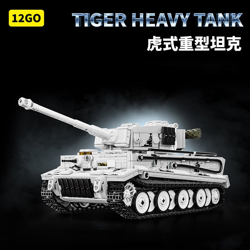 12Go Main Tank Building Block Assembly Model Small Particle Boy Toy Supply High Difficulty Adult Building Blocks - Image 1
