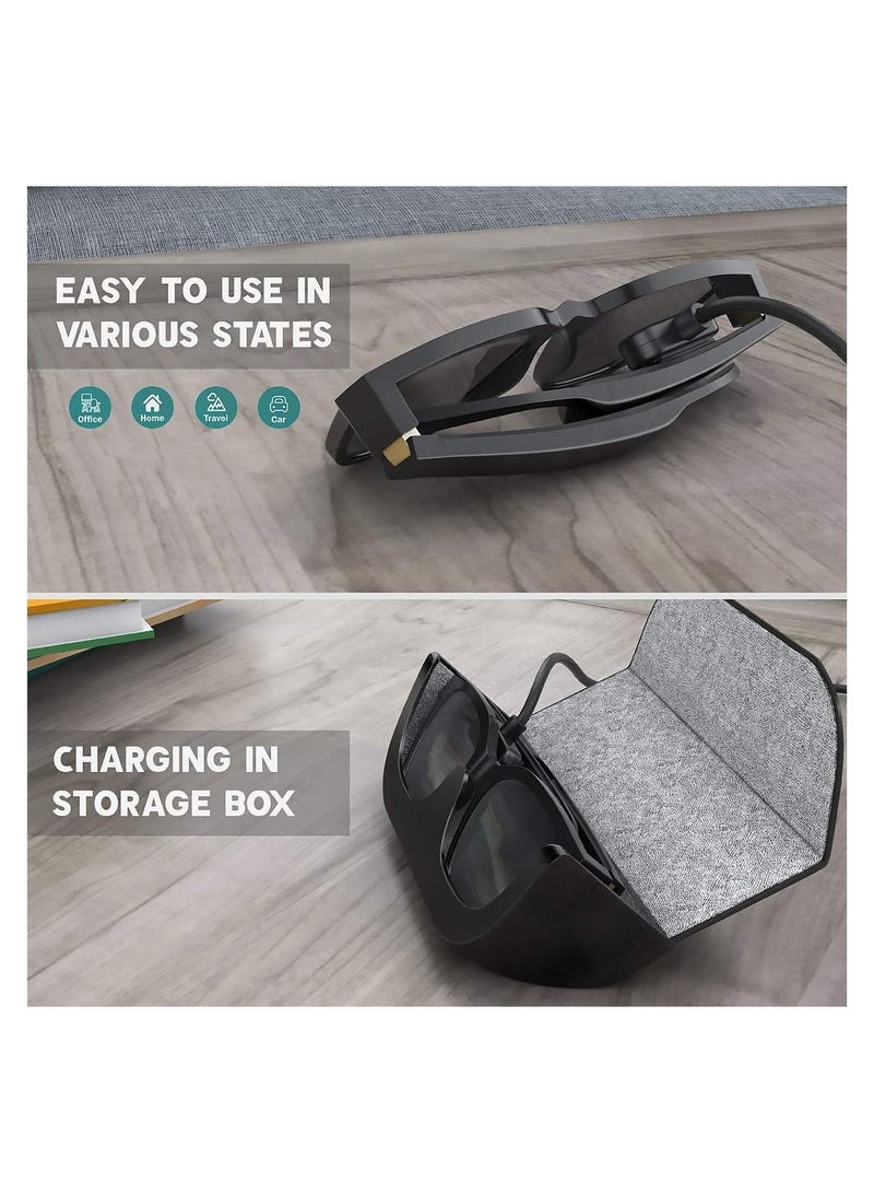 KASTWAVE Magnetic Charger Compatible with Bose Frames Alto S/M M/L, Rondo, Soprano, Tenor Sunglasses Backup Charger Cord, USB Magnetic T-Head Charging Cable Audio Sunglasses Accessories - Image 5