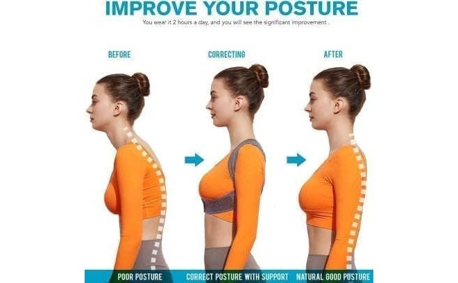 DOLTAS Clavicle Support – Posture Corrector Belt for Men & Women | Back Support Belt | Shoulder Support Belt for Shoulder Fatigue Relief & Upper Back Pain (Universal Size) - Image 3