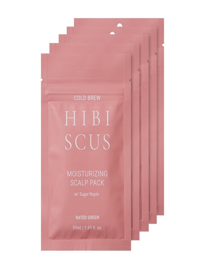 RATED GREEN Cold Brew Hibiscus Moisturizing Scalp Pack w. Sugar Maple | Deep Moisture Mask for Dry Scalp | Silicone-Free, Korean Vegan Formula | 1.69 fl oz (Pack of 5) - Image 1
