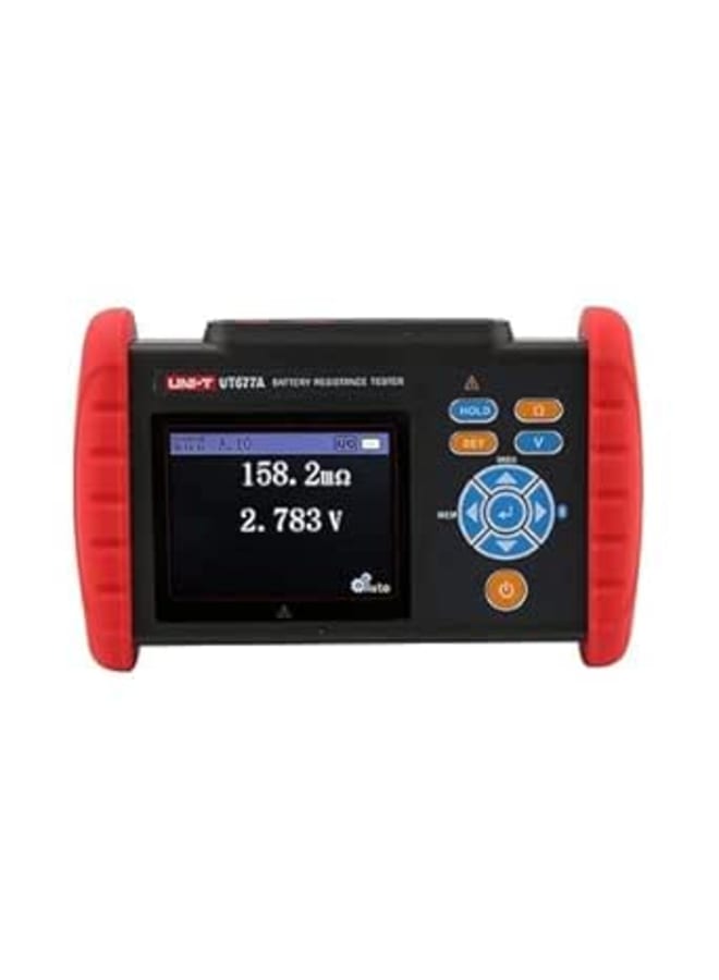 جهاز اختبار المقاومة الداخلية للبطارية UT677A، شاشة LCD