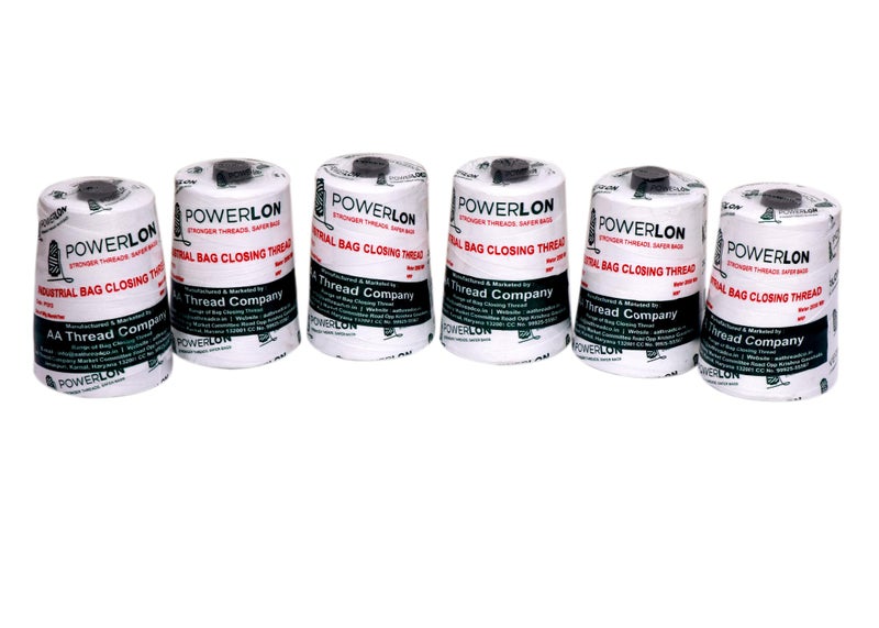 POWERLON Polyester Bag Closer Machine Thread (2000 m) 840 Denier (Pack of 6) - Image 1