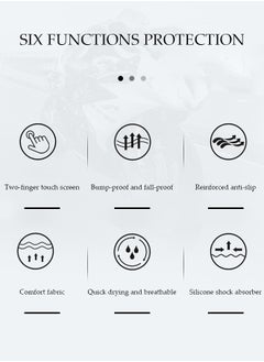 DUNISO Motorcycle gloves, touch screen riding full finger gloves,anti fall，anti slip and wear resistant, suitable for all seasons, suitable for motorcycles, bicycles, hiking, travel, rock climbing  - Image 3
