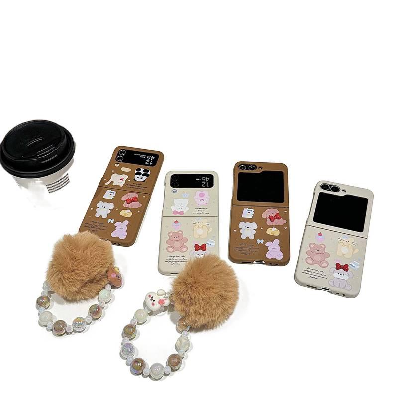Protective Case | Skin Feel | Cat Pattern | Silicone | Drop Protection | Shockproof Cover for huaweinovaflip - Image 2