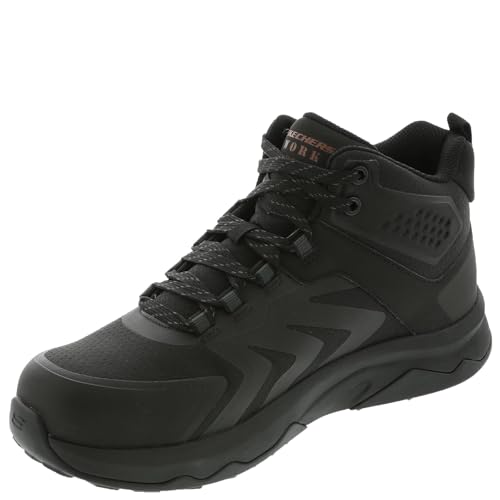 SKECHERS Men's Speed-Flex Trekker Mid Comp Toe Industrial Shoe, Black 1, 7.5 - Image 4