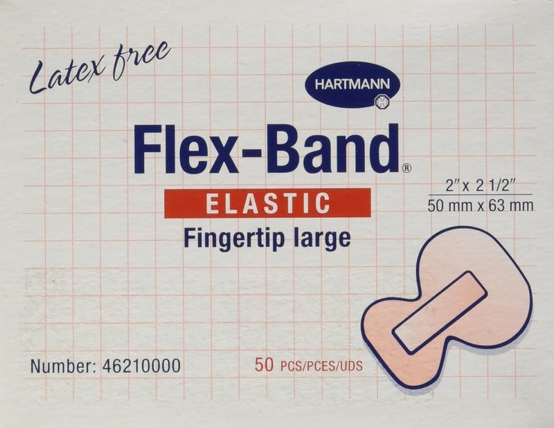 Hartmann FlexBand Fabric Adhesive Bandages Fingertip 2 x 2 12  50 - Image 1
