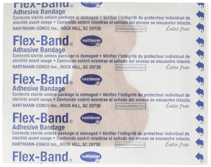 Hartmann FlexBand Fabric Adhesive Bandages Fingertip 2 x 2 12  50 - Image 2