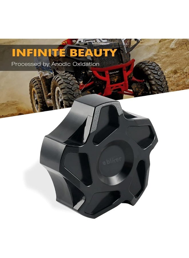 Ebiker CNC Machined Aluminum Gas Fuel Cap for Polaris RZR - Image 2