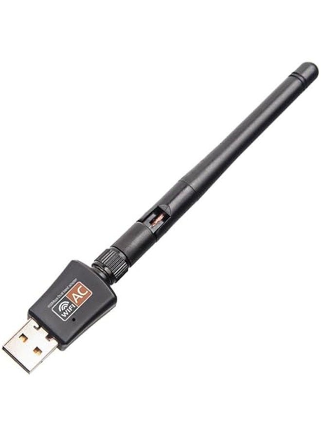 General 2.4/5 GHz 600 Mbps Dual-Band USB WiFi Adapter, Wireless Laptop Receiver, Network Adapter with Antenna, Compatible with Windows 11.10/8/7/XP/VISTA, MAC, Linux  - Image 3