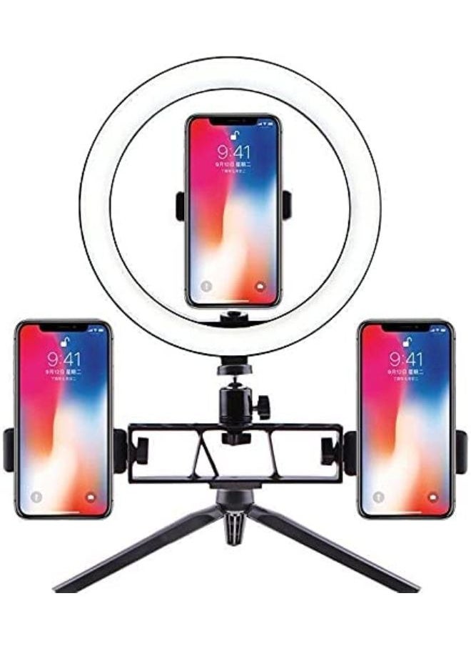 3 in 1 Three Position Multi-Camera Easy Installer Stand Clip Holder with 3 x 1/4 Screws for DSLR Action Camera Mobile Cell Phone Shooting Bracket