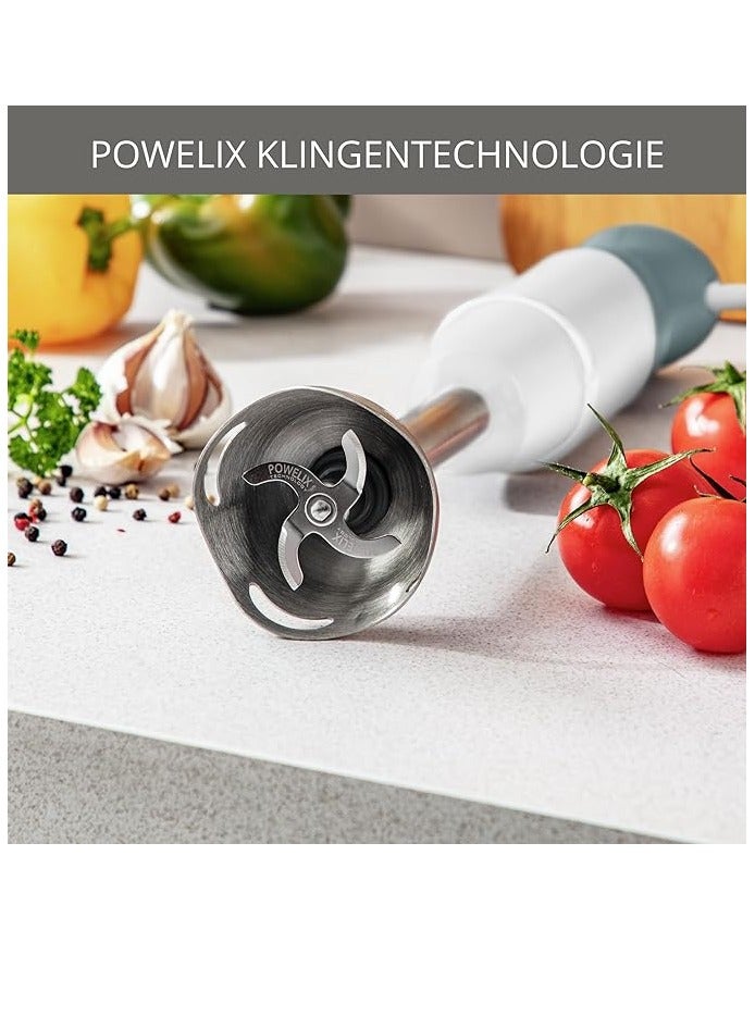 Moulinex Optichef Hand Blender 1000 Watts 12 Functions 500 ML Chopper DD6551EG White - Image 3