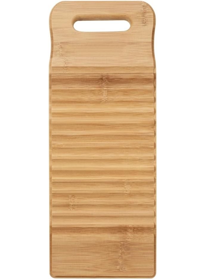  سفينغ  غسيل الخيزران لغسيل اليد الملابس ، غسيل الغسيل المنزلي مع ثقب معلق ، 40 × 15 × 1.8 سم غسيل اليد - Image 1