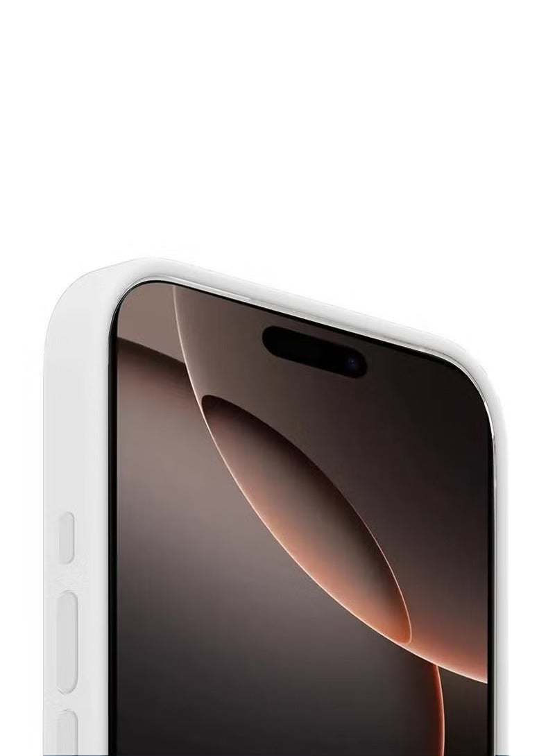 TIGER Apple iPhone 16 Pro 2024 Premium Soft Liquid Silicone Case Cover – White | Ultra-Slim Shockproof Protective Case with Microfiber Lining | Matte Anti-Fingerprint Finish | MagSafe & Wireless Charging Compatible | Lightweight, Durable, and Stylish iPhone Case - Image 3