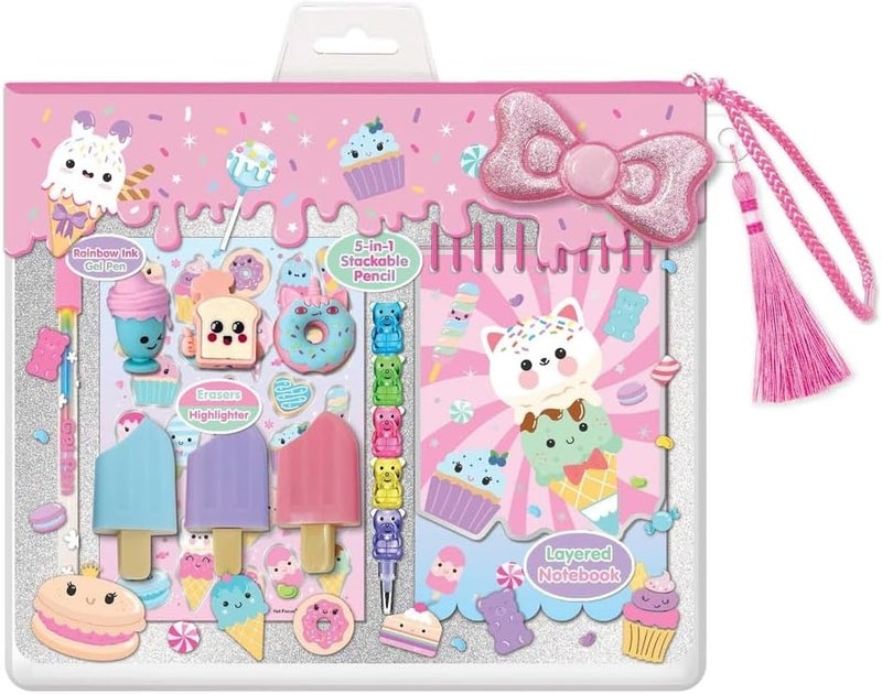 Hot Focus - Sweets Colouring 5 in 1 Stationery Set - 248SW