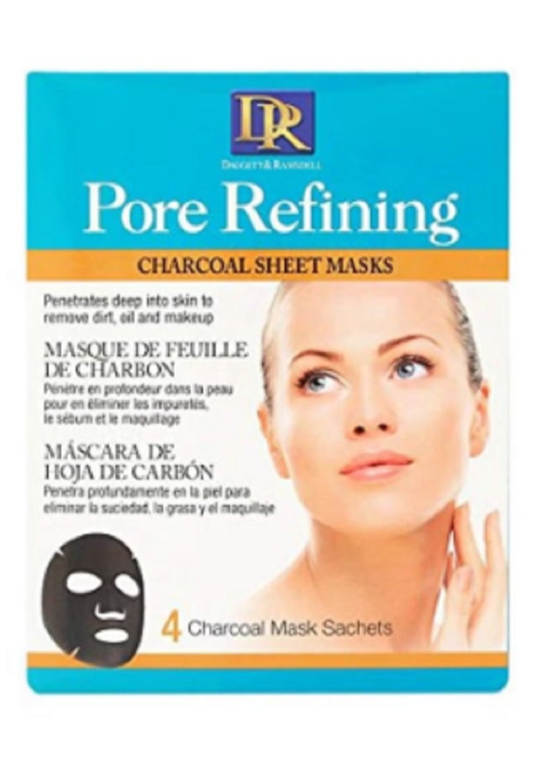 Daggett & Ramsdell 4-Sachets Charcoal Sheet Mask  - Image 1