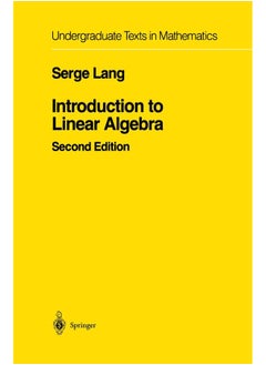 Springer Introduction to Linear Algebra 