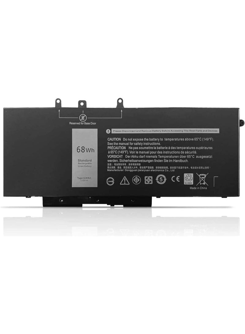 Original 68Wh 8500mAh GJKNX Replacement Laptop Battery | Compatible With Dell Latitude 5280 5288 5480 5488 5490 5491 5495 5580 5590 E5288 - Image 1