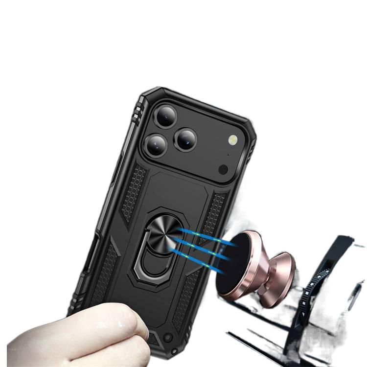 BB غطاء MagSafe بTPU لـ Redmi Note 13 Pro مع حماية من السقوط وحامل قابل للطي مع مقاوم للصدمات مع مغناطيس قوي مع قبضة مضادة للانزلاق باللون Gold مضاد للانزلاق مغناطيسي بوظيفة حامل من. - Image 5
