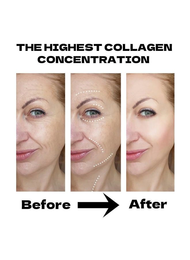 MKBLNP Night Moisturizing Collagen Face Mask (6Pcs/1 Box) Deep Collagen Mask Anti-Wrinkle Lifting Effect - Pure Collagen Films to Improve Elasticity, Firm and - Image 3