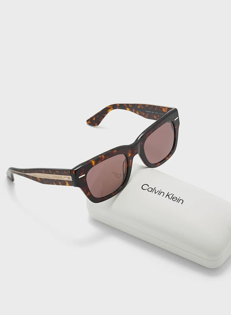 CALVIN KLEIN Modified Rectangle Sunglasses