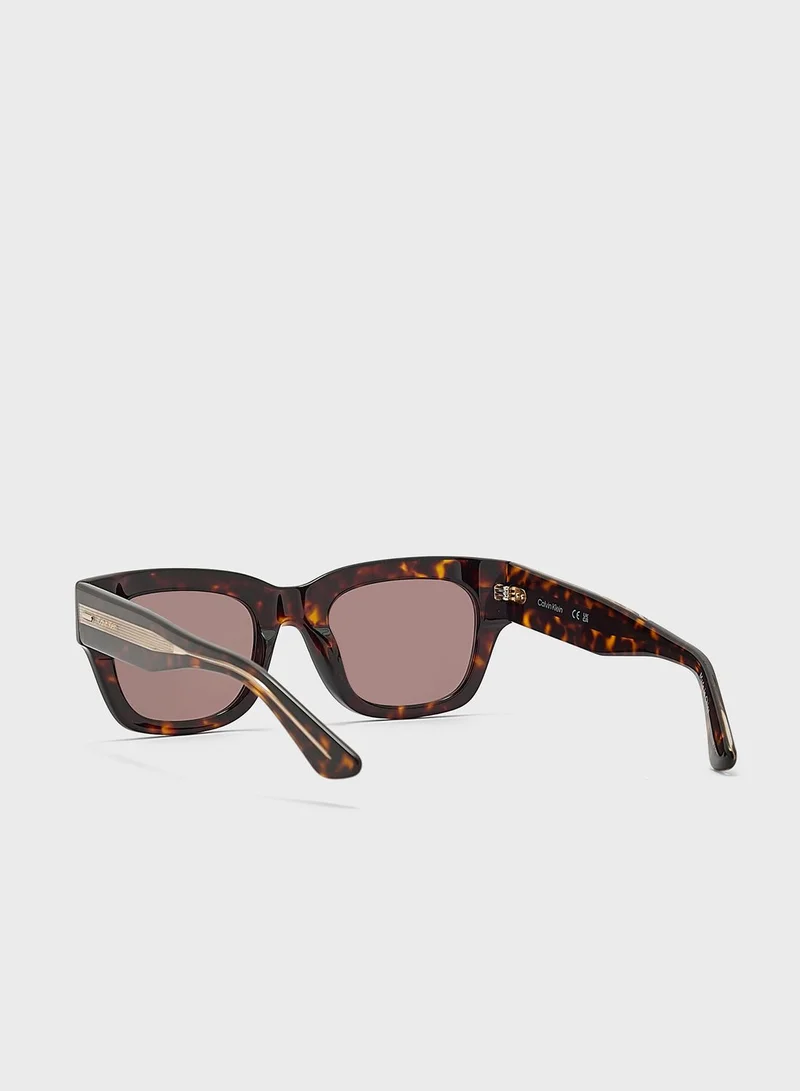 CALVIN KLEIN Modified Rectangle Sunglasses