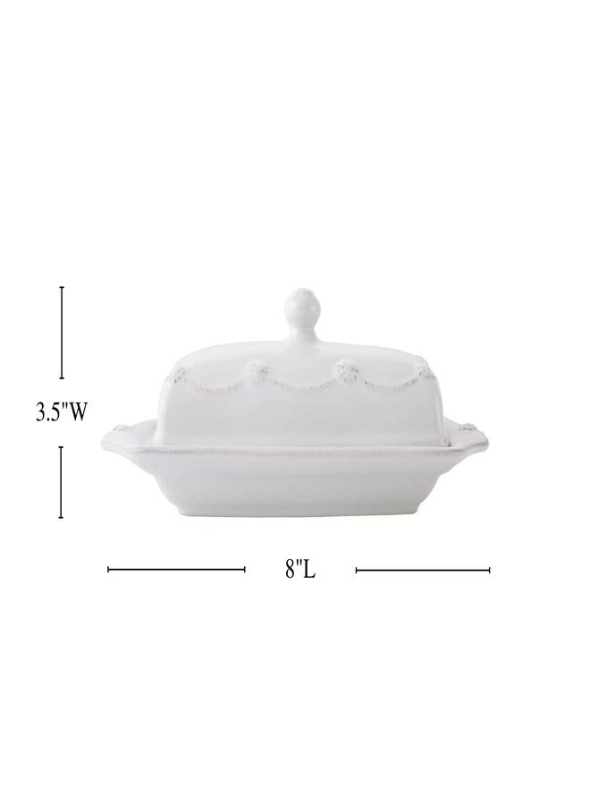 Juliska Berry & Thread Butter Dish - Whitewash - Image 2