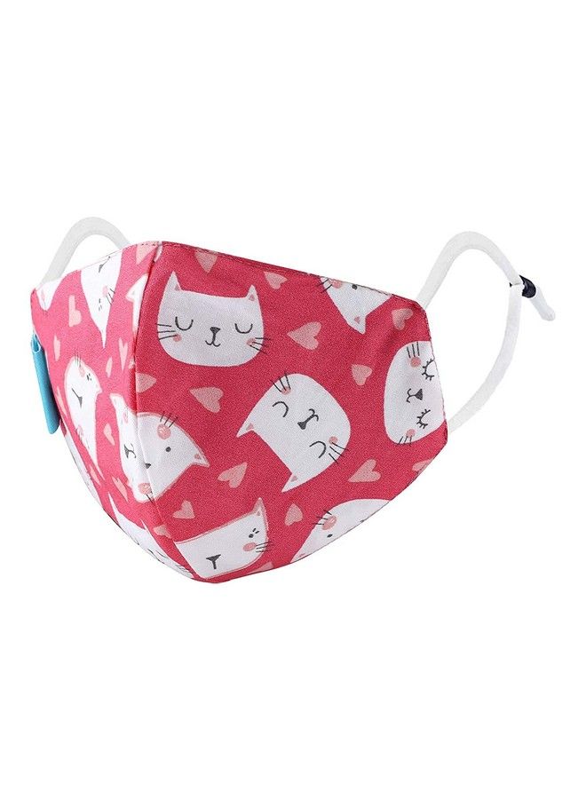 Maple Cotton Reuseable Face Mask (Random Colour Without Valve 2 Pieces) For Kids - Image 4