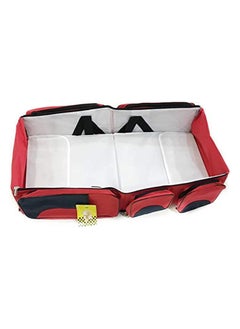 Generic 2 in 1 Foldable Baby Bed with Red Travel Bag by Another Brand for a Comfortable Sleeping Experience on the Go  - Image 1