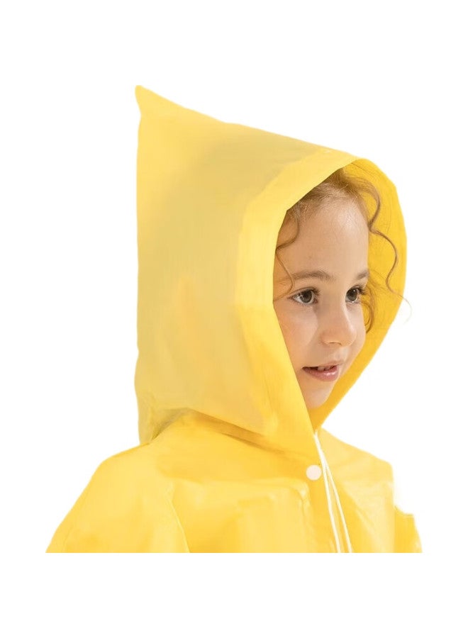 Sometimes Children'S Disposable Raincoat, Transparent, Thickened, Enlarged, For School, Spring Outings, Elementary School Rain Poncho, For Boys And Girls - Image 1