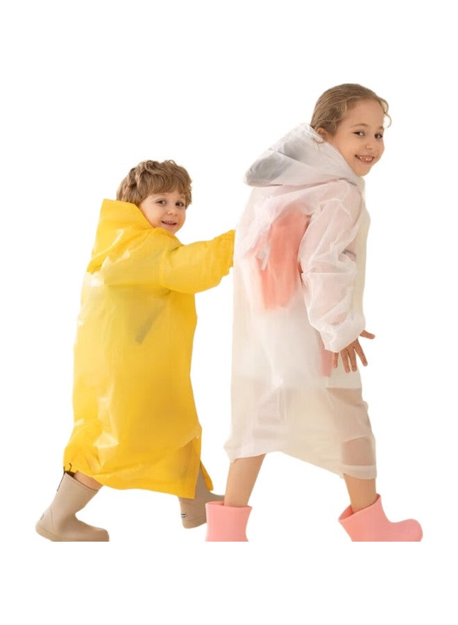 Sometimes Children'S Disposable Raincoat, Transparent, Thickened, Enlarged, For School, Spring Outings, Elementary School Rain Poncho, For Boys And Girls - Image 3