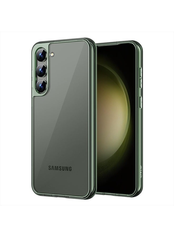 Jetech Case for Samsung Galaxy S23 5G 6.1-Inch, Non-Yellowing Shockproof Bumper Protective Phone Cover, Anti-Scratch Hard PC Back (Green) - Image 1