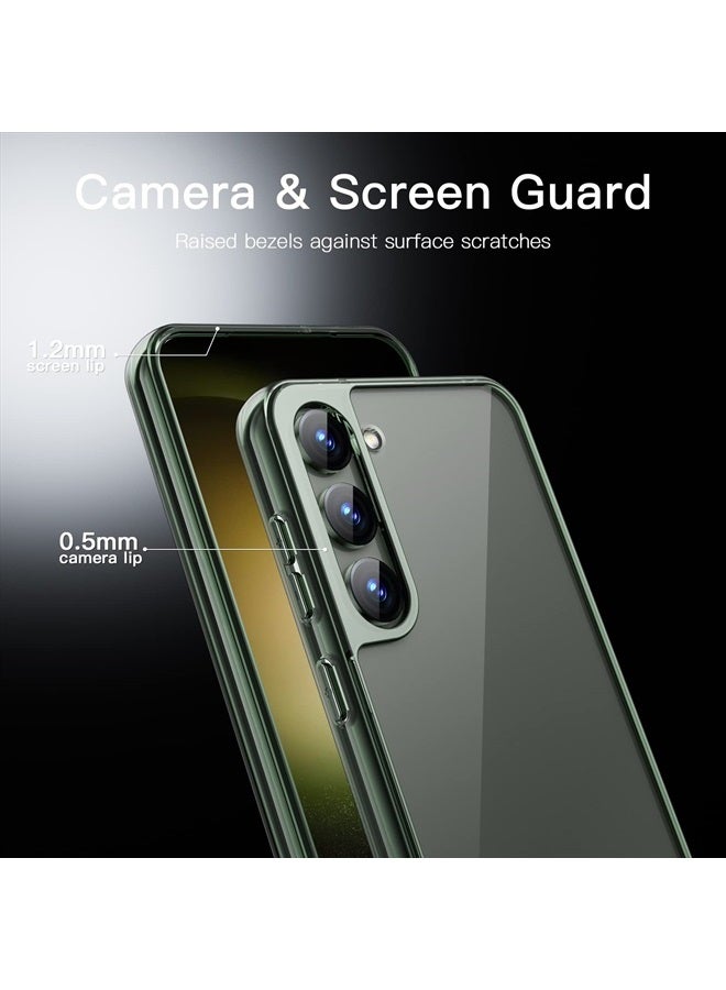 Jetech Case for Samsung Galaxy S23 5G 6.1-Inch, Non-Yellowing Shockproof Bumper Protective Phone Cover, Anti-Scratch Hard PC Back (Green) - Image 5