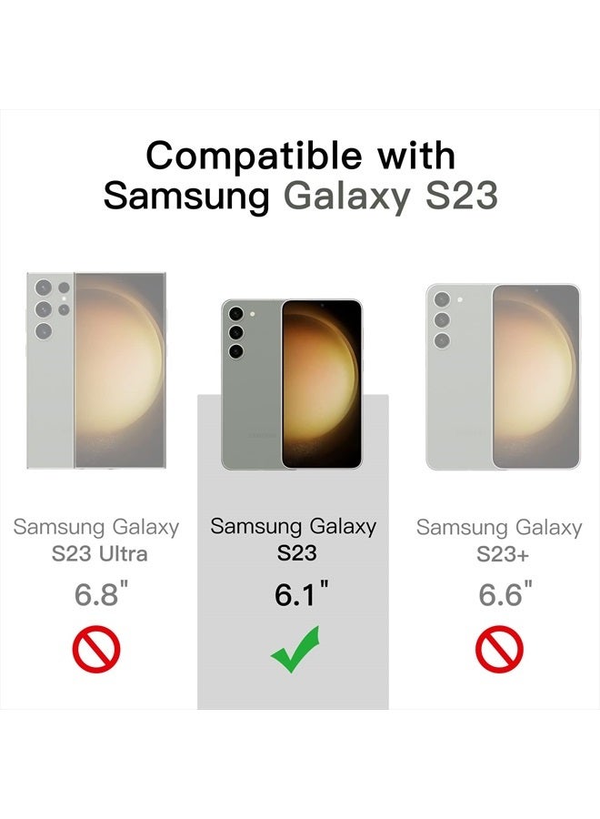 Jetech Case for Samsung Galaxy S23 5G 6.1-Inch, Non-Yellowing Shockproof Bumper Protective Phone Cover, Anti-Scratch Hard PC Back (Green) - Image 2