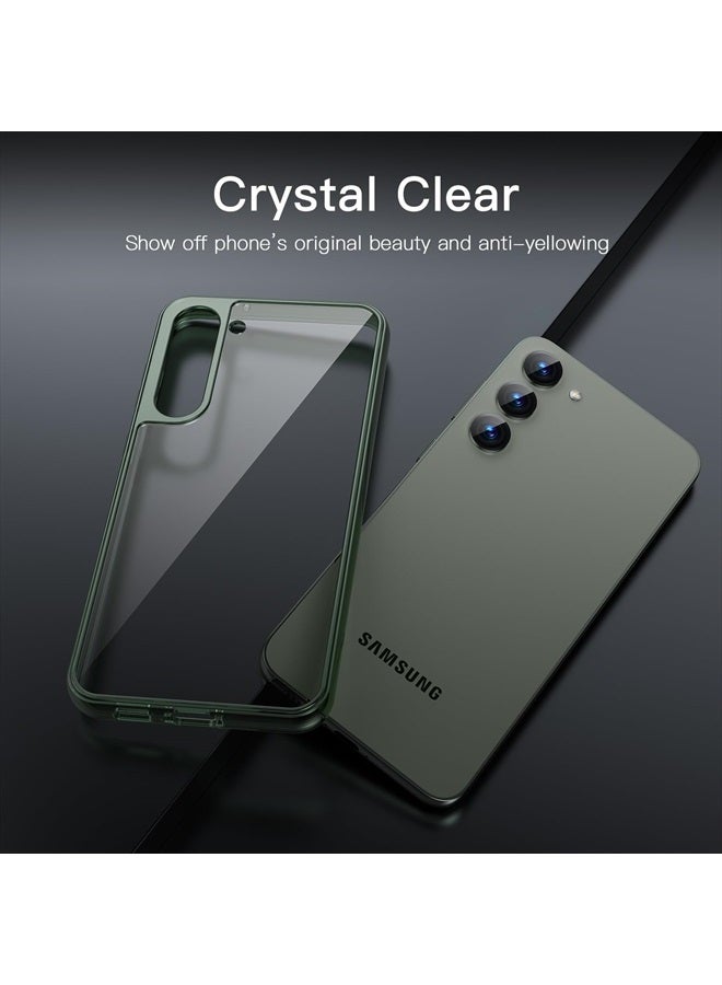 Jetech Case for Samsung Galaxy S23 5G 6.1-Inch, Non-Yellowing Shockproof Bumper Protective Phone Cover, Anti-Scratch Hard PC Back (Green) - Image 3