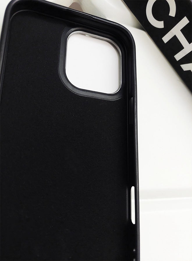 Magnetic Carbon Fiber Back Case for iPhone 12 Pro Max, Rugged Shockproof MagSafe Phone Case, Ultra Slim Case with Padded Interior to Prevent Your Phone's Back from Scratches, Supports Wireless Charging, Heavy Duty Protection and Anti-Scratch, for iPhone 12 Pro Max - Black  - Image 4