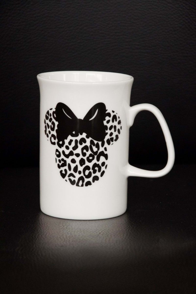 Bursa Porcelain Decor Mickey & Minnie Zebra Porcelain Mug