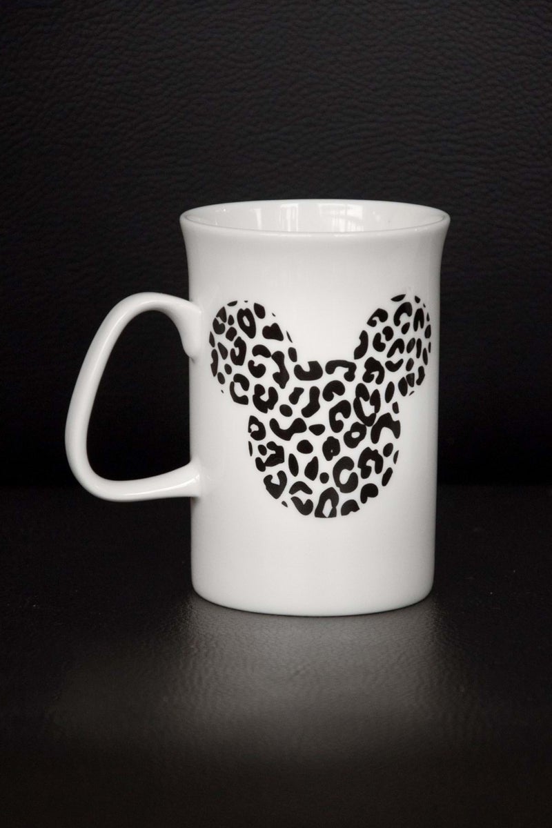 Bursa Porcelain Decor Mickey & Minnie Zebra Porcelain Mug