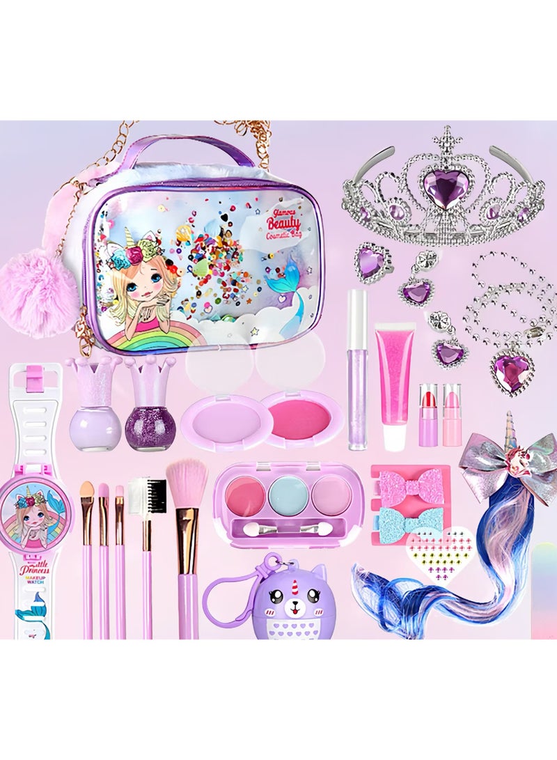 MT New environmentally friendly makeup set for girls and children, princess children's birthday gift, girls' game toys - Image 1
