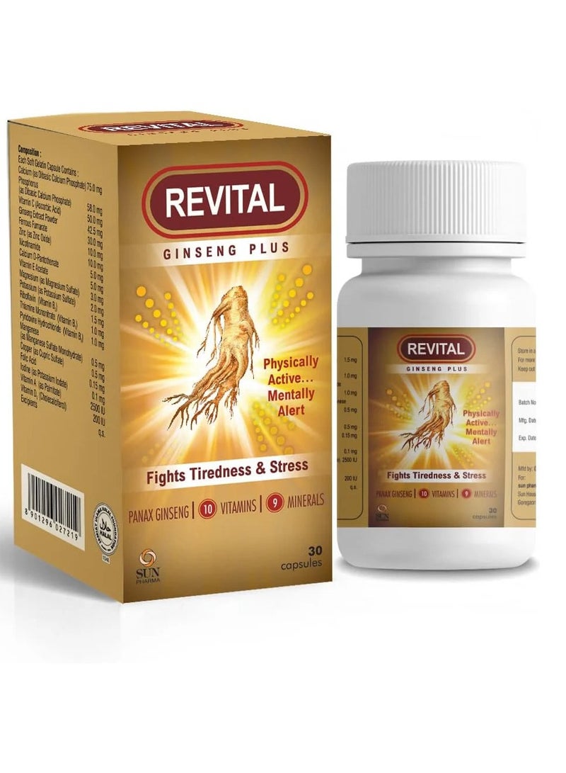 Revital Capsules 30s Fights Tiredness And Stress - Image 3