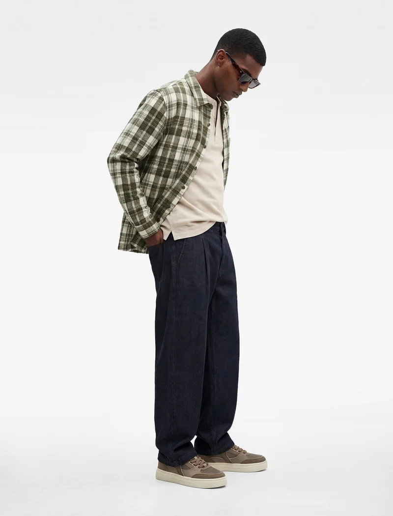 كوتون Flannel Shirt