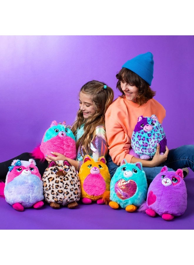 general Long-haired Monster Curly-tailed Cat Plush Toy, Realistic Cat Blind Box, Doll Keychain, Children's Gift (1 Piece) - Image 2