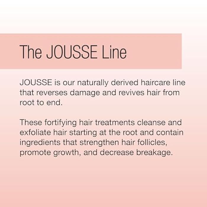 Calista JOUSSE Cleanse Scalp Exfoliating Shampoo – Sulfate-Free, Strengthens & Protects with Keratin Amino Acids, Rice Protein & Botanicals – Color Safe, UV Protection – Honeymint Blend (8 oz) - Image 4