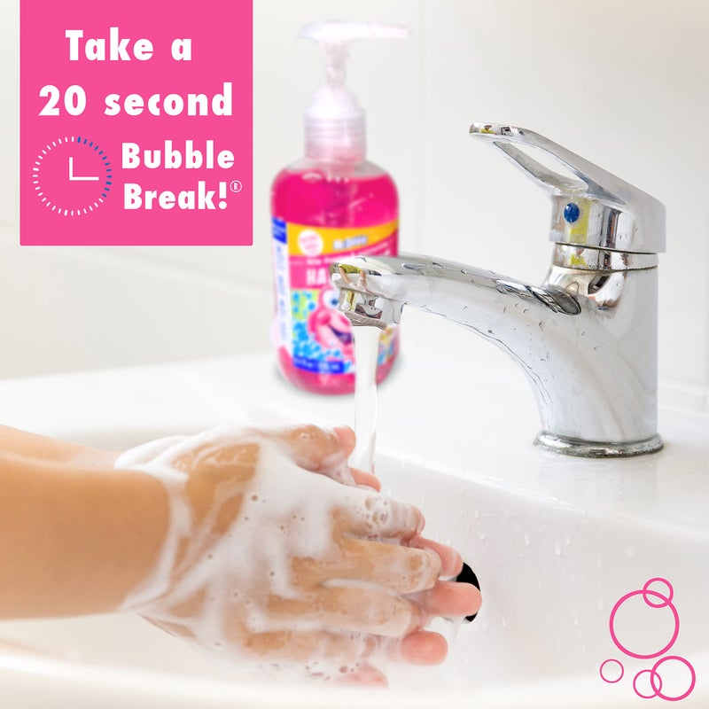 Mr. Bubble Kids Moisturizing Hand Soap, Gentle Sensitive Skin Formula Enriched with Nourishing Aloe Vera - Original Bubble Scent (Pack of 3 Bottles, 8.4 Fl Oz Each) - Image 5