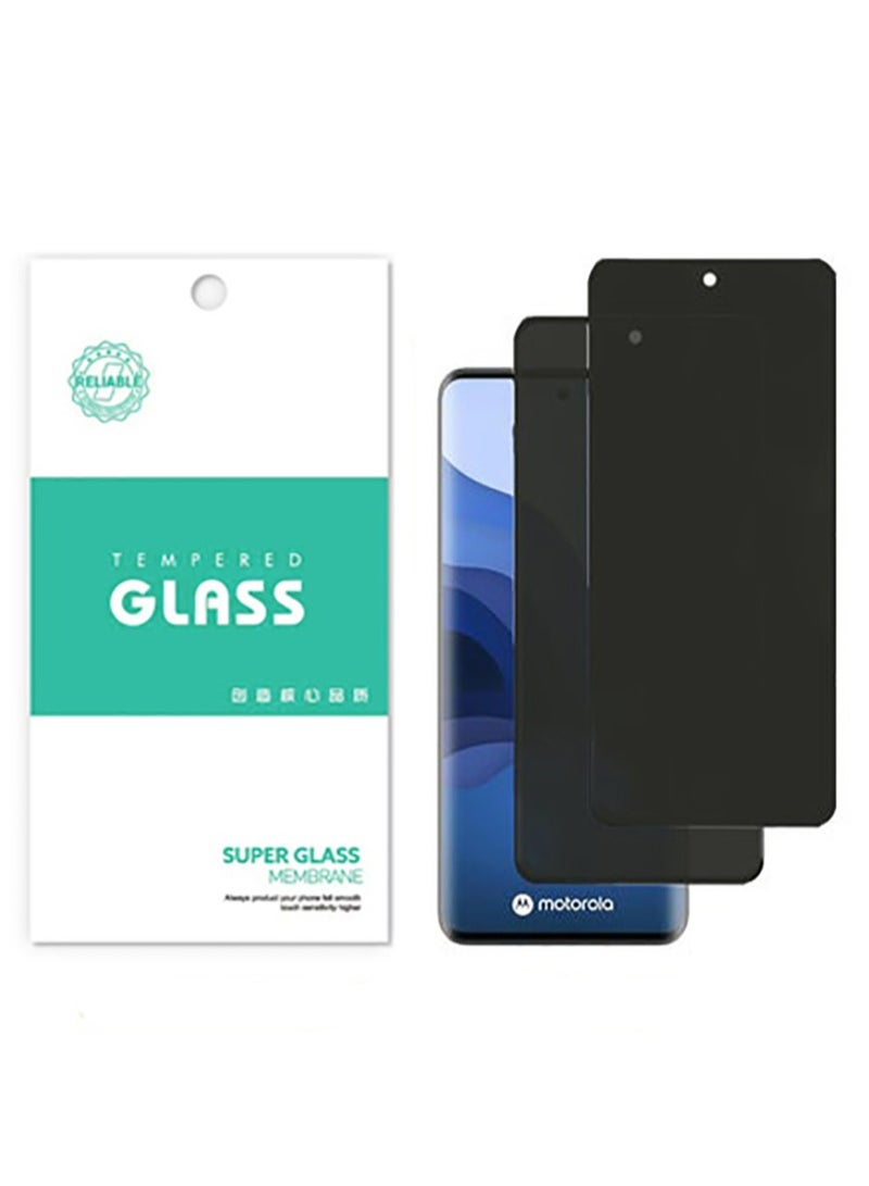 Tempered Glass Privacy Film for Modorola Edge 40 Neo [Full bonding][Full coverage][No bubbles][scratch resistant] - Image 1