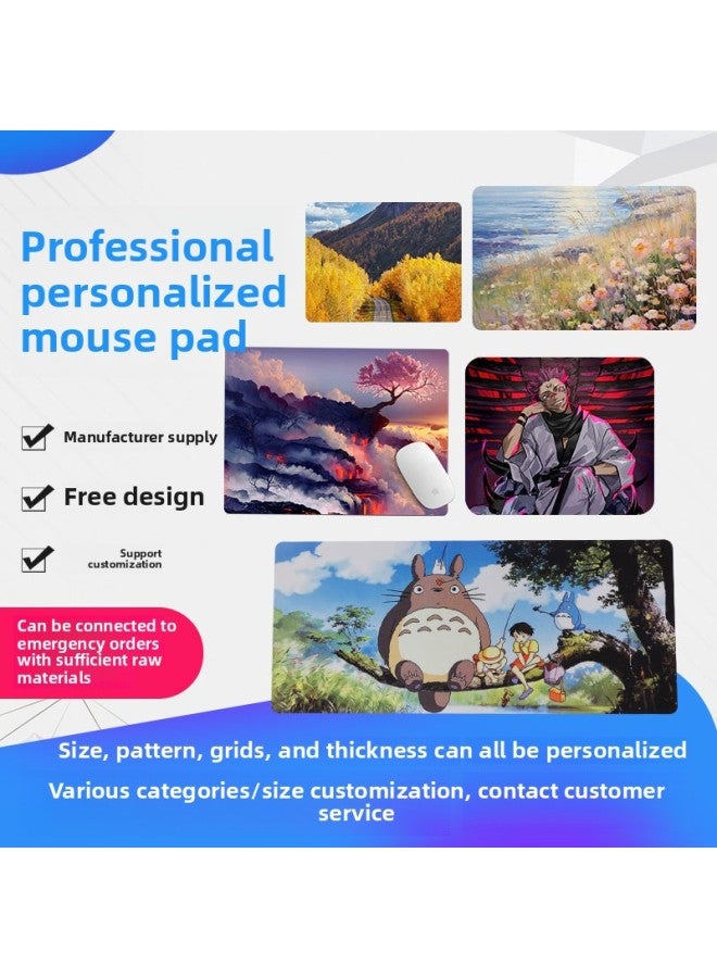 Supply Large Thickened Cartoon Mouse Pad Long Game Mouse Pad Cartoon Mouse Pad-Pattern:50/100*0.3 - Image 1