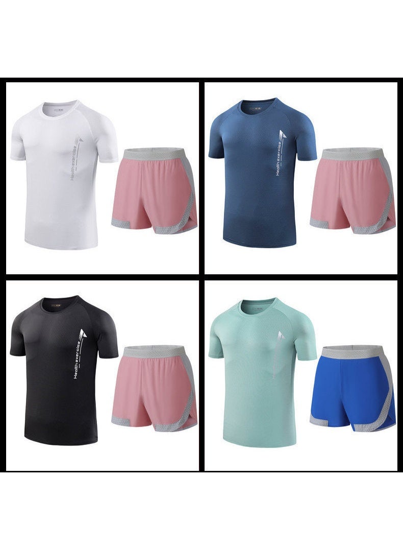 KUYING New Fashion Ice Silk Sports Set - Image 3