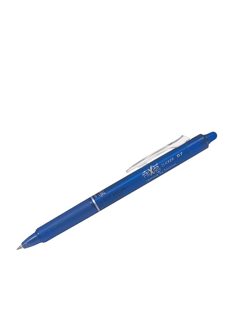 PILOT PILOT 6-Piece Frixion Clicker Erasable Ball Pen 0.7mm Tip Blue Ink 