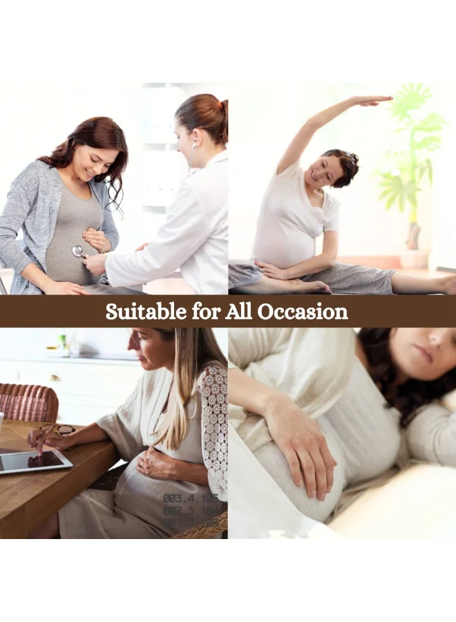 TUMMY High Waist Bamboo Cotton Pregnancy Pants with Full Belly Support Comfty Breathable for Women Panties